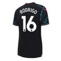 Camiseta Manchester City Rodri Hernandez #16 Tercera Equipación Replica 2023-24 para mujer mangas cortas